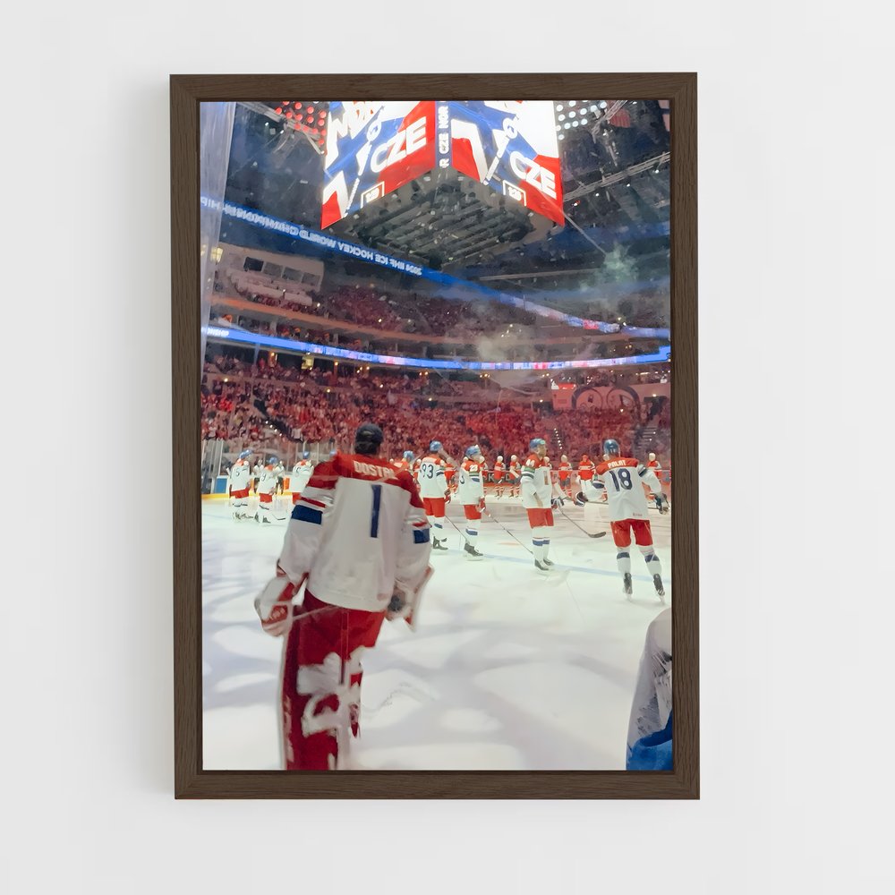 Poster L'Esprit du Hockey Czech – affiche Hockey sur glace (vue 5)